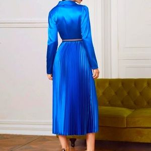 *SOLD* Royal Blue Satin Dress